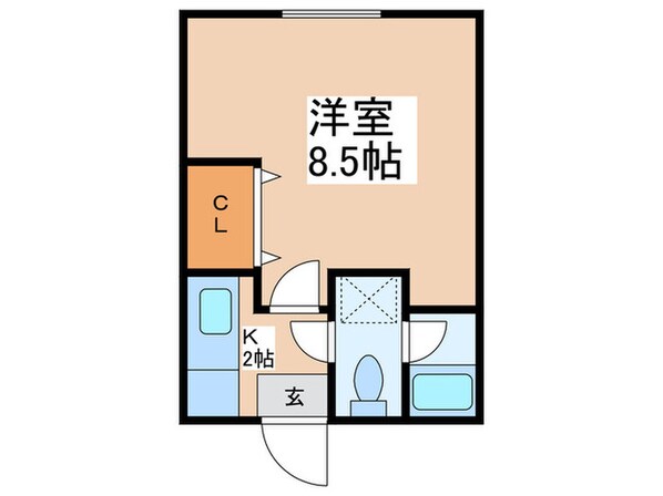 マンション１１の物件間取画像